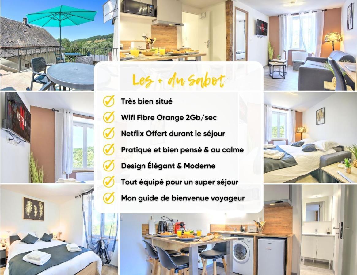 Le Sabot - Netflix/Wi-Fi Fibre/Terasse - 4 Pers Apartment Banassac ภายนอก รูปภาพ